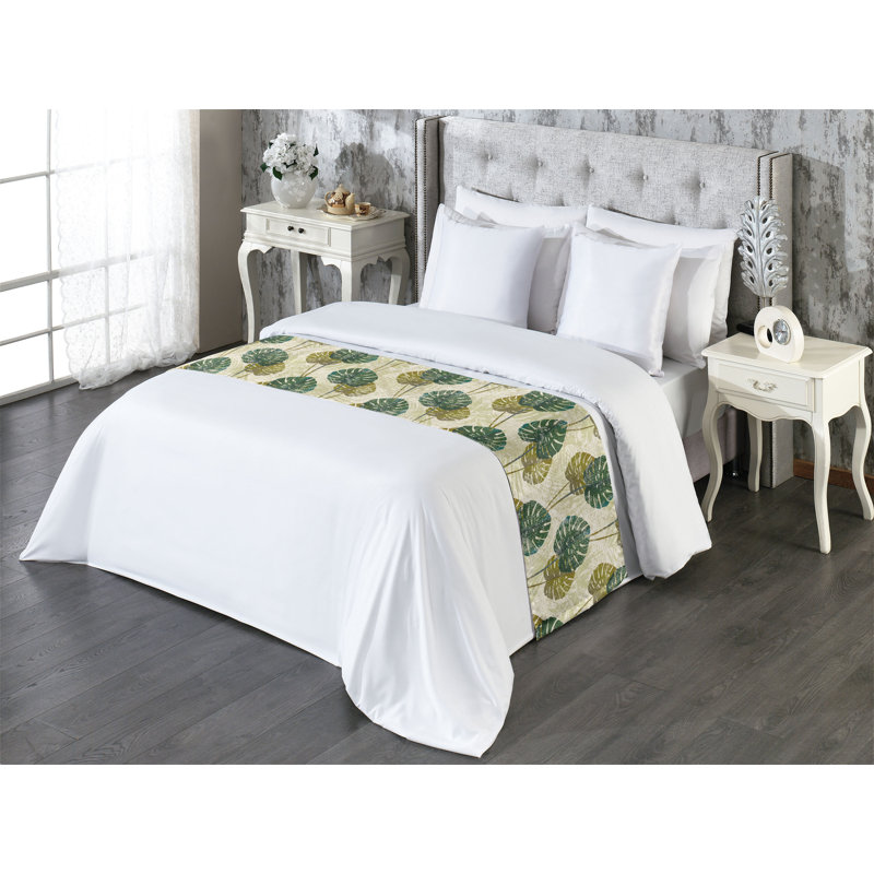 Tapis de couloir Ambesonne Monstera, Lit simple