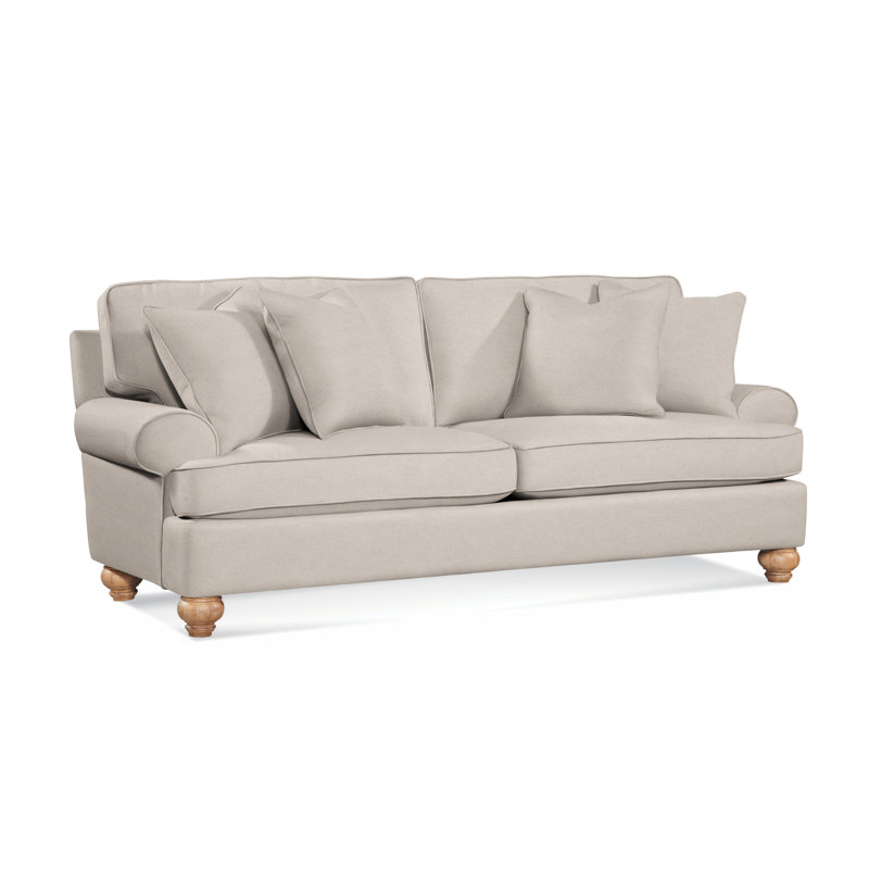 Artisan Landing Upholstered 86'' Sofa, Sandalwood, Elite Dove Linen