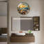 Horloge murale vitrail