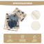 Chemin de table en porcelaine bleue encre de citrouille 210 g / m², décoration de table de salle à manger d'automne saisonnier pour décoration de fête à domicile 13 po x 108 po