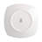 Gibson Home Everyday Square 40-Piece Expanded Dinnerware Set, White Porcelain