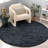 Ketter Hand Woven Denim/Cotton Rug in Navy/Black-357871210