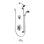 Robinet de douche commercial complet M-Dura