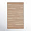 Kismet Hand-Knotted New Age 8' x 10' Jute Area Rug in Beige/Cream/Tan-550344863