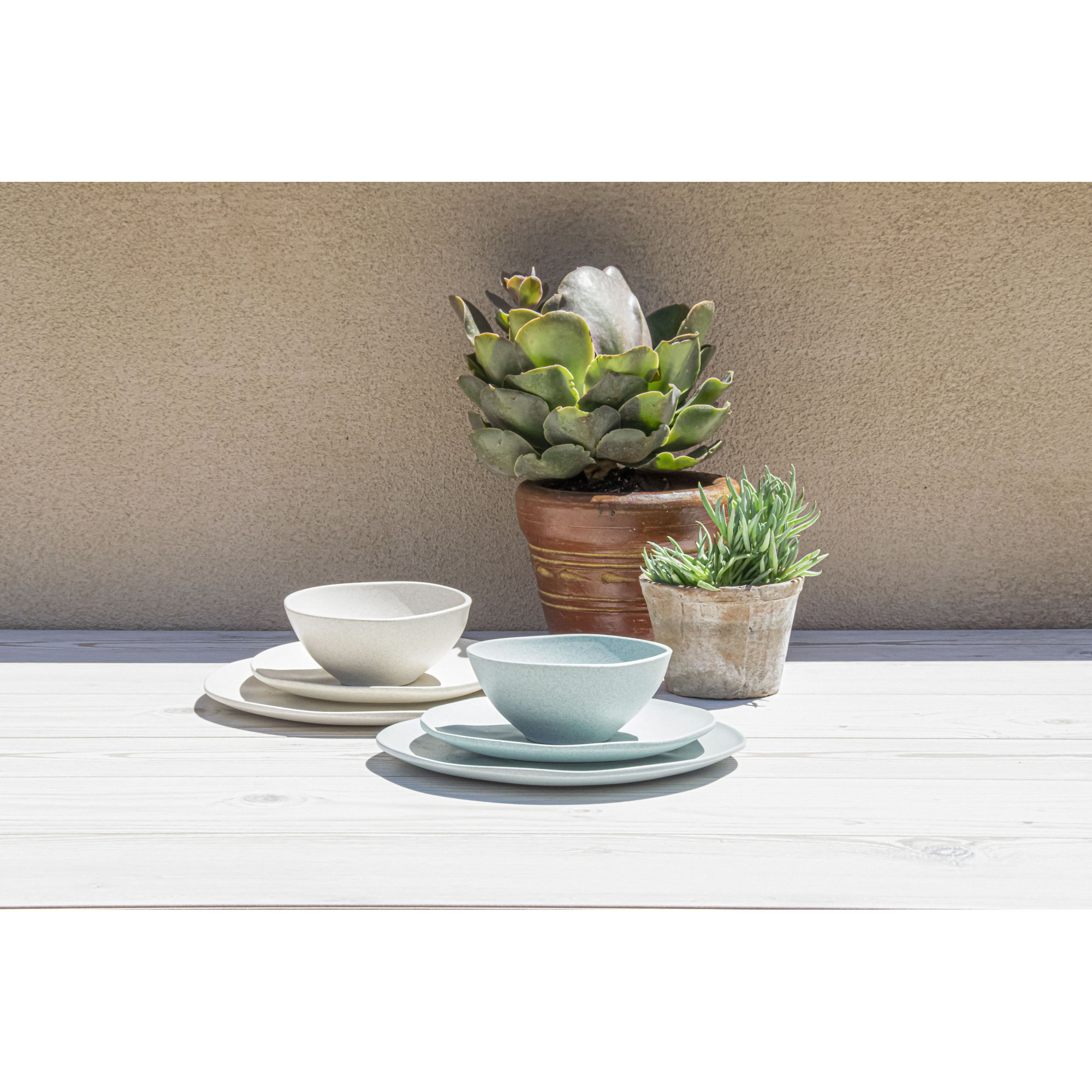 Rudmal Organic Wheat PP Dinner Plate, Sage Green