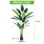 Faux palmier artificiel pour intérieur et extérieur-104130165-104130164