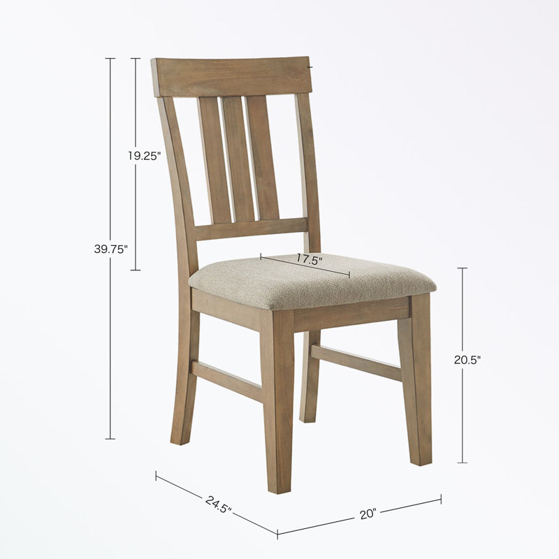 Narlock 20.55'' H Upholstered Side Chair, Beige, Natural