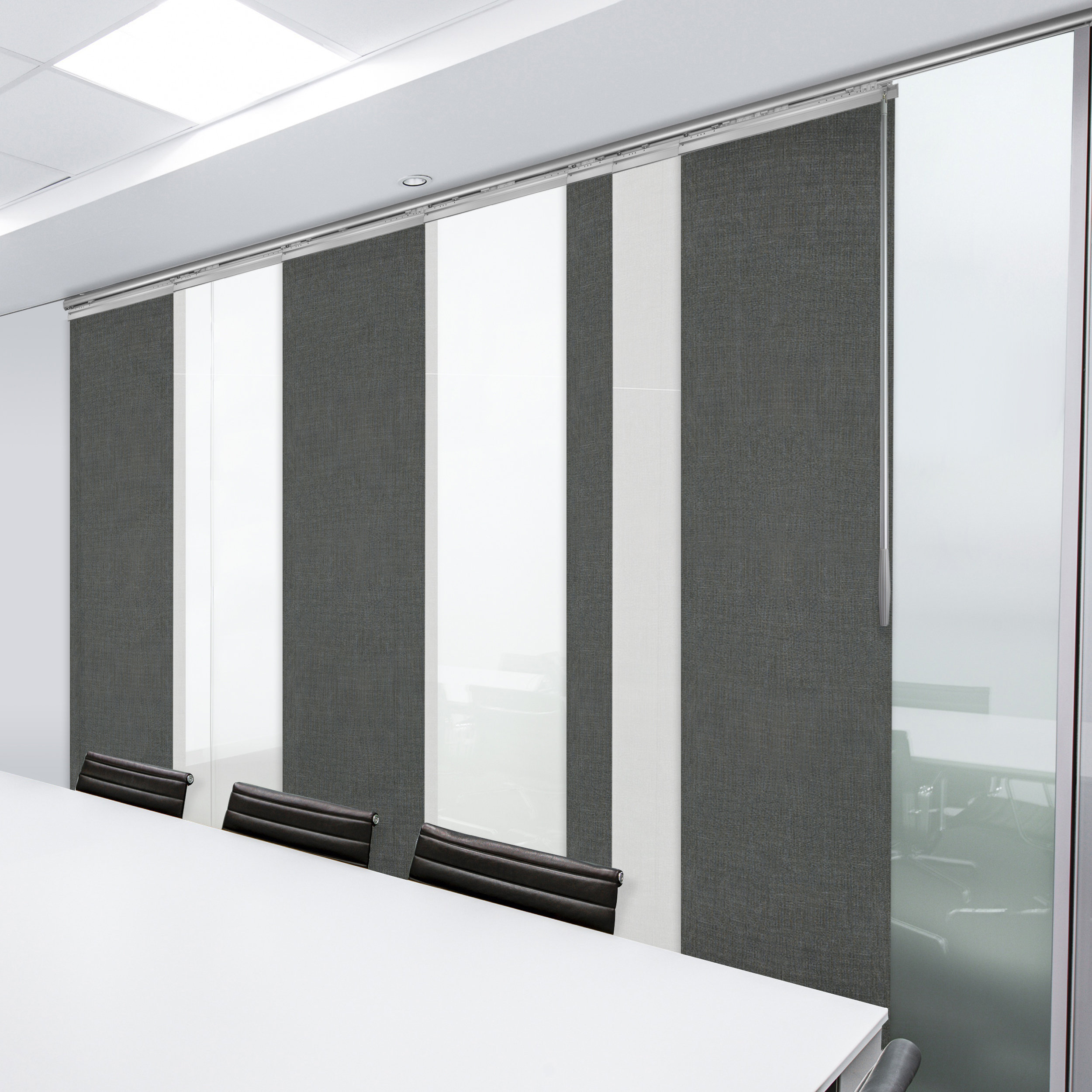 Rod Desyne 7-Panel Single Rail Panel Track Extendable 110