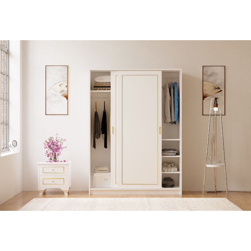 Vandergriff Manufactured Wood Wardrobe