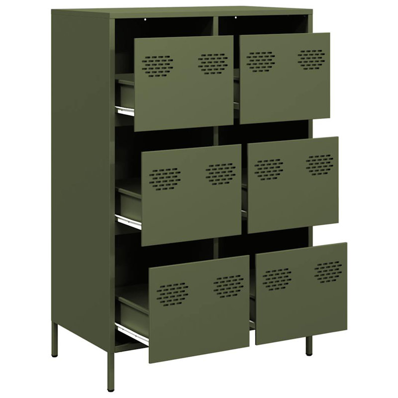 Ashanta 68cm Sideboard, Olive Green