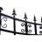 Steel Single Swing Driveway Gate - ST. LOUIS Style-474155077