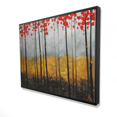Abstract Landscape Print On Canvas