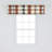 Plaid Tailored Window Valance-97634530