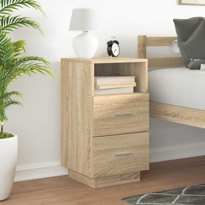 Kizzie 36cm W Manufactured Wood Bedside Table