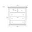 Echols 90 cm W Chest of 5 Drawers