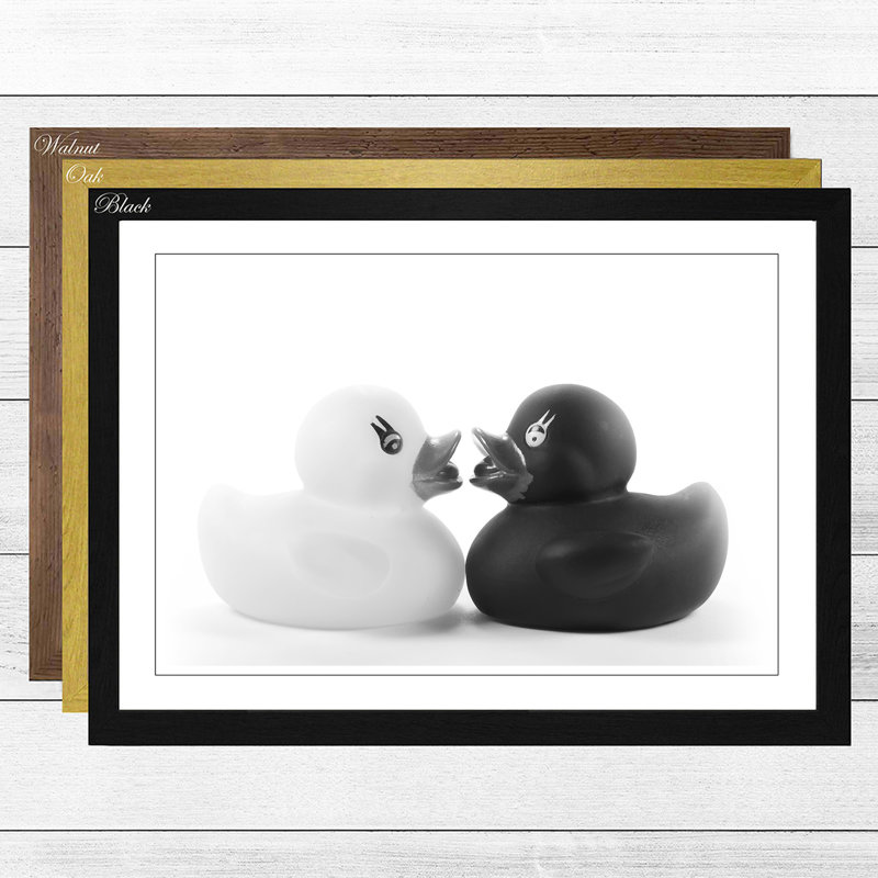 Single Picture Frame Print, Black