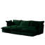 Canapé rembourré avec repose-pieds-966007538