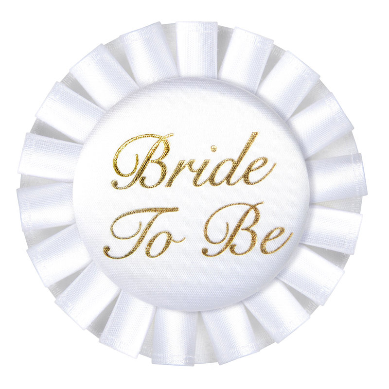 Bouton Bride To Be Satin
