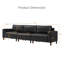 Canapé en cuir synthétique 112 po-1663710353