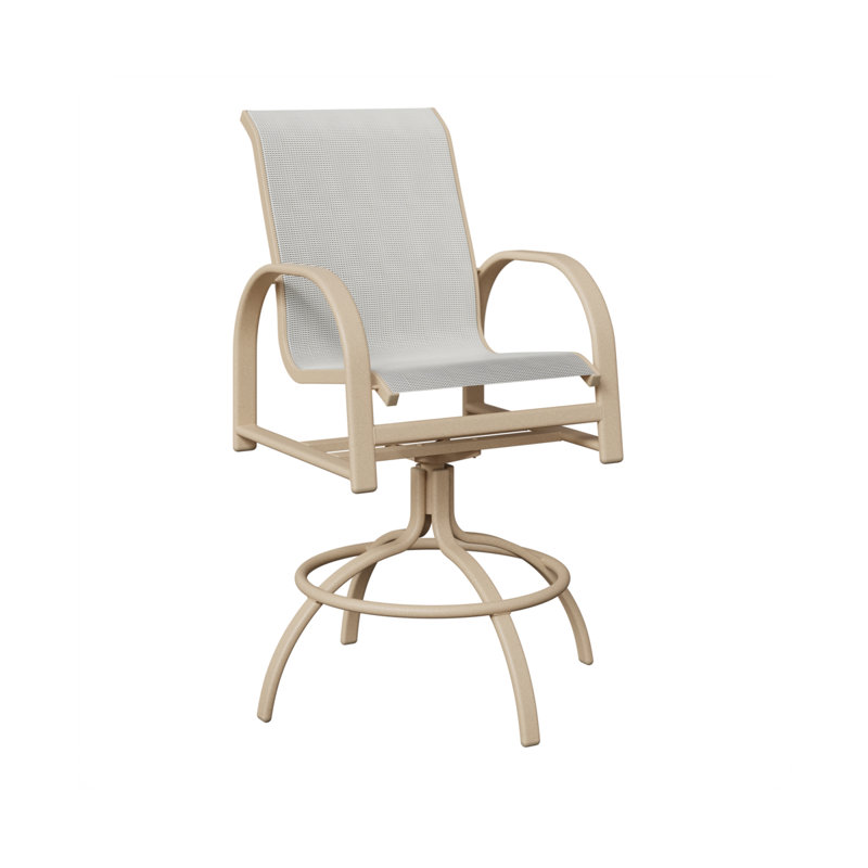 Chaise berçante pivotante en aluminium Berlin Luns, Luna multicolore, Noir luxe