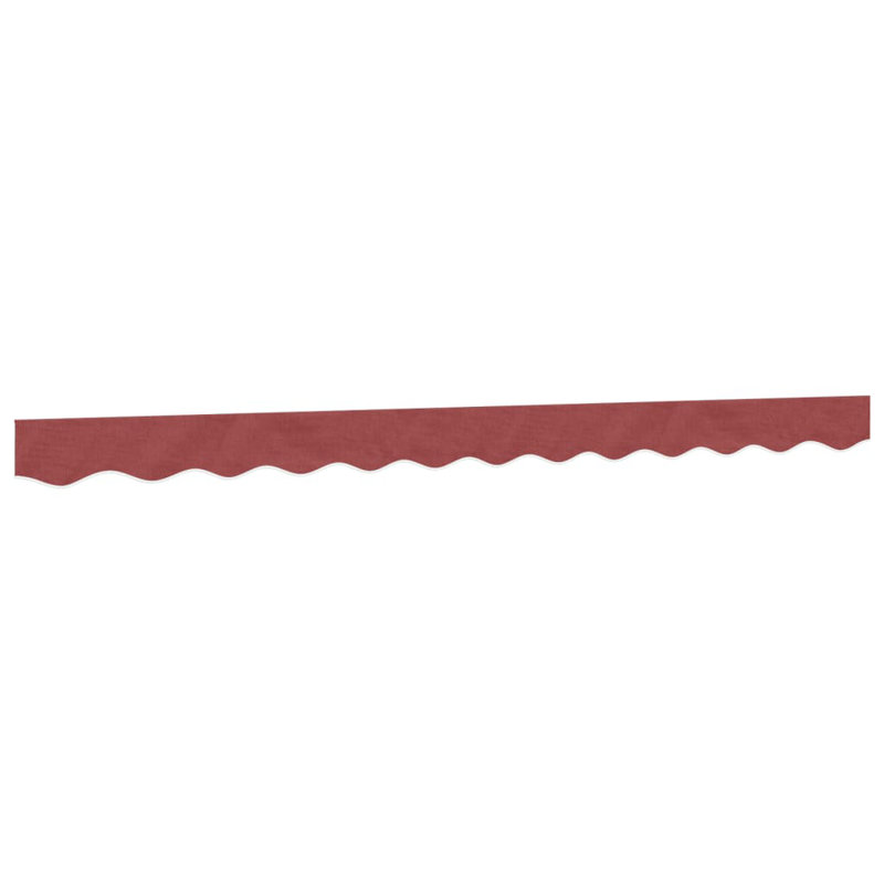 Replacement Fabric For Awning Valance, 280cm W x 20cm D, Burgundy, Solid Colour