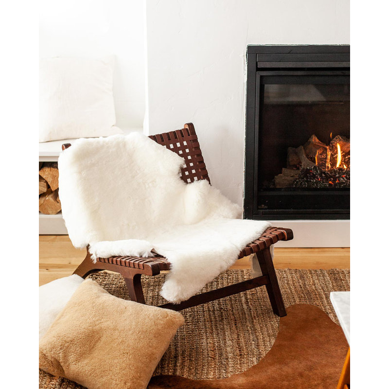 Farmhouse Sheepskin - Ivory, Dark Ivory