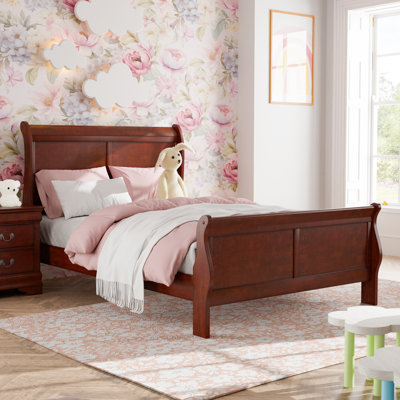 Aberdeen Solid Wood Sleigh Bed