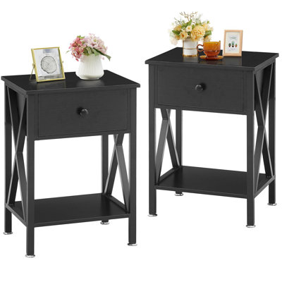 Nissman End Table Set with Storage