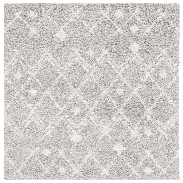 Saira Berber Shag Performance Geometric Rug
