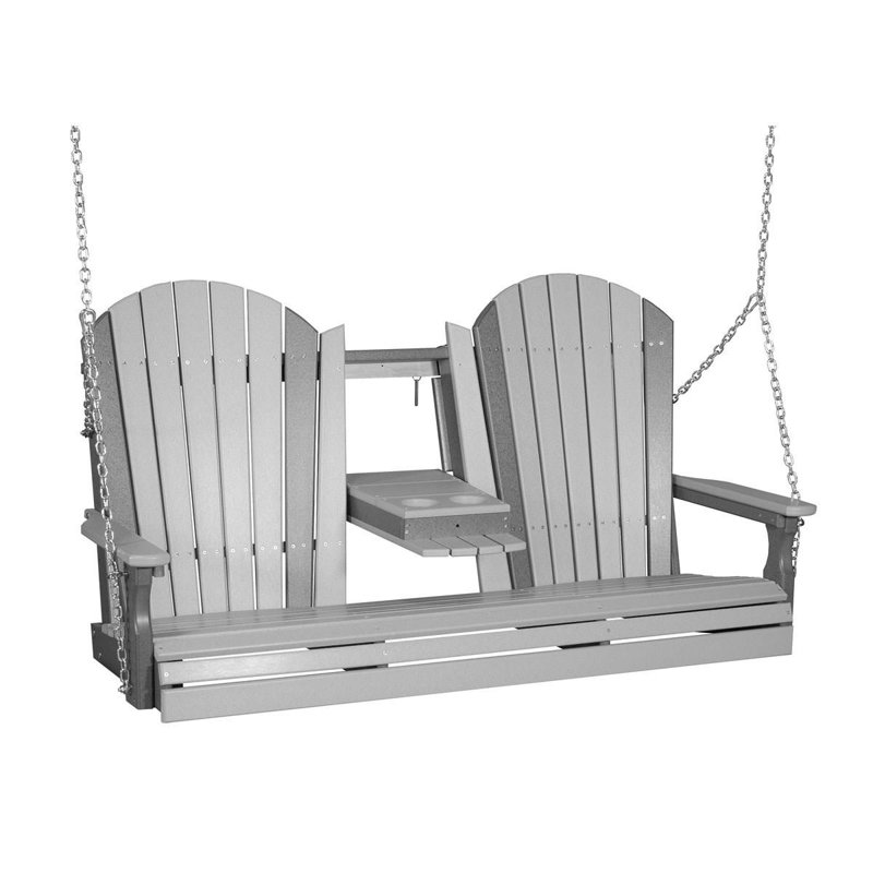 Balancelle Rosalin Adirondack, Gris colombe / ardoise
