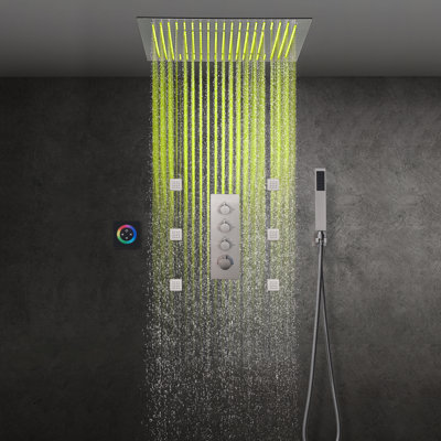 Thermostatic All-In-One Kit with Rough in-Valve
