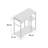 Antigo Computer Desk with Keyboard Tray-561114584