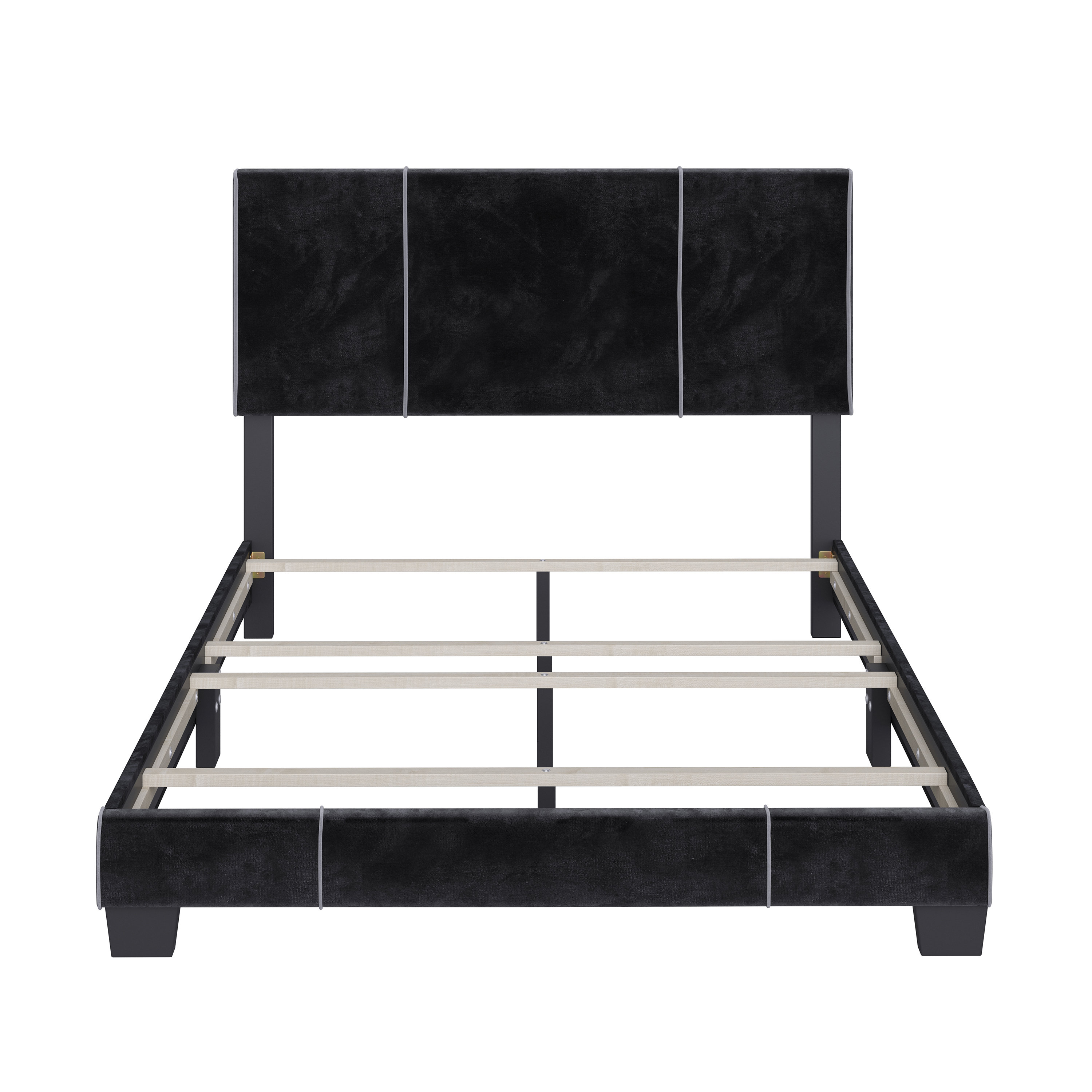 Boyd Sleep Reunion Upholstered Velvet Platform Bed & Reviews | Wayfair