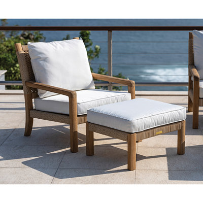 Hudson Outdoor Ottoman