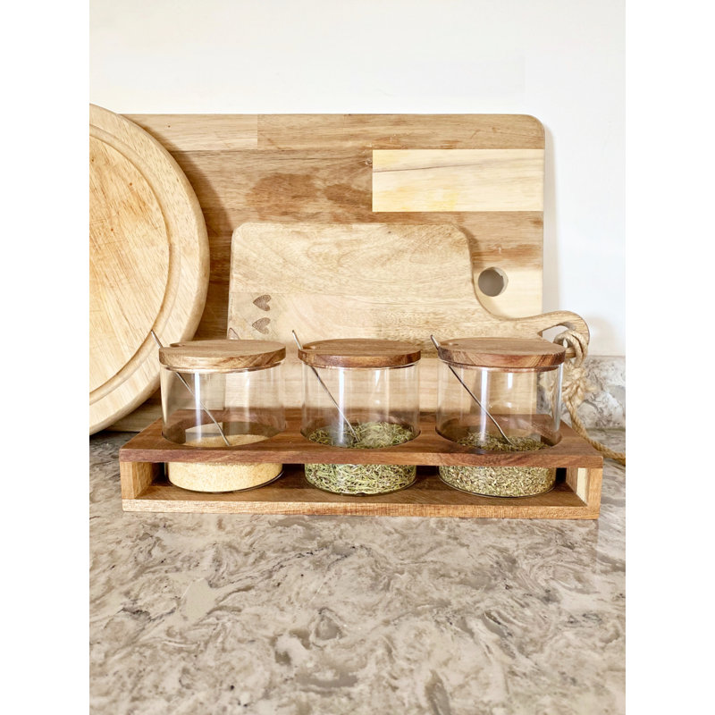 Glass Canister - Set of 3