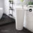 Monaco Circular Basin Pedestal Sink in Glossy White SM-PS307-69435064