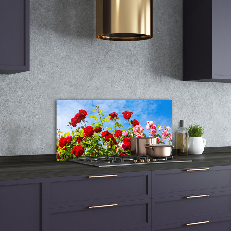 Lukash 50cm W x 100cm L Glass Peel and Stick Panel