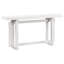 U_Style Table d'entrée de 59,1 po peinte avec placage de pin, console à conception rectangulaire unique avec pieds en bois de pin épais, table de canapé extra longue polyvalente pour le couloir, le salon, la cuisine-1361281838-1361281872