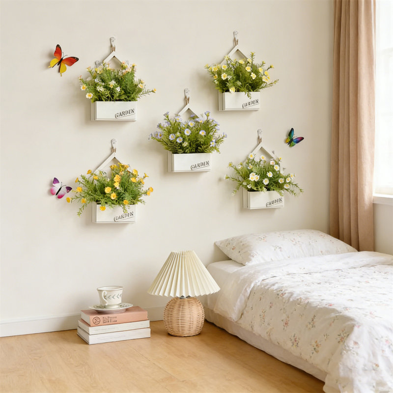 Wall-Mounted Artificial Flower