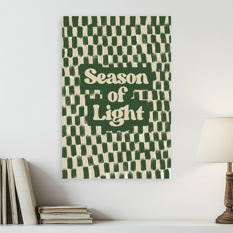 «Seasonoflight Abstract Modern Winter», impression murale, 24" H x 16" W