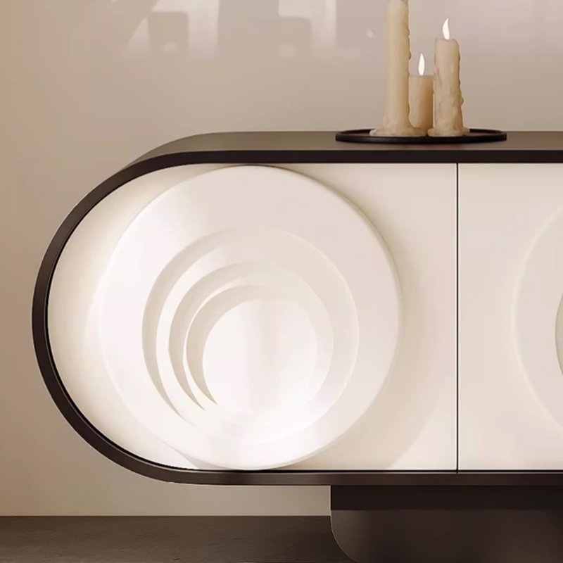 Meuble télé de style rétro pour salon simple, 70.86"