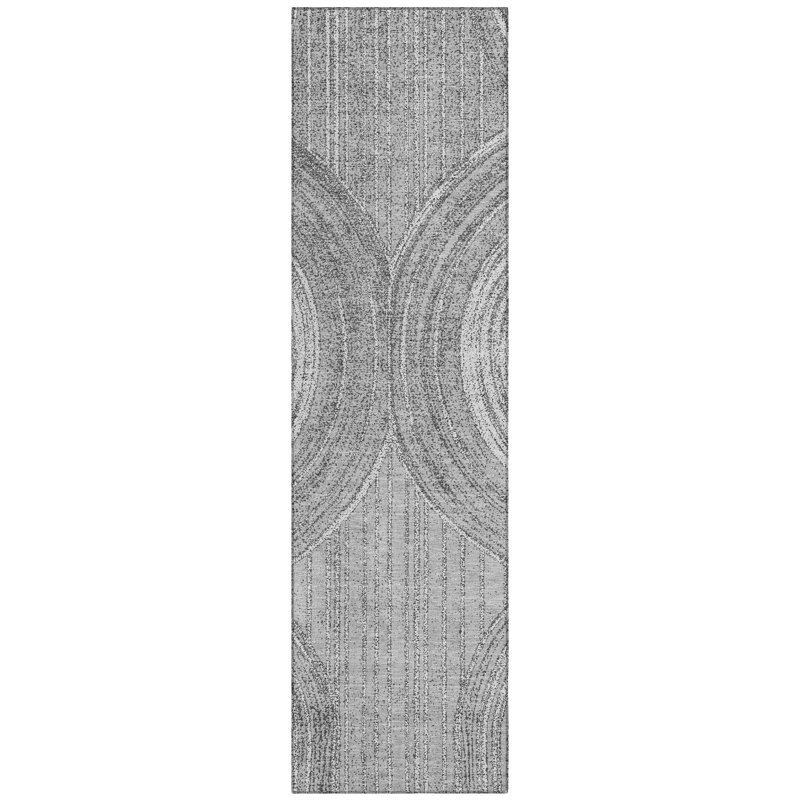 Machine Washable Indoor/Outdoor Kendricks ACN2380 Geometric Rug, Runner 2'3" x 7'6"
