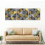 «Abstract Geometric Circles», reproduction sur toile-93025665