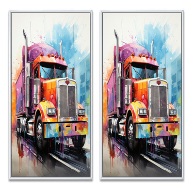 «Semi Truck Rebel Rumble», 2 pièces