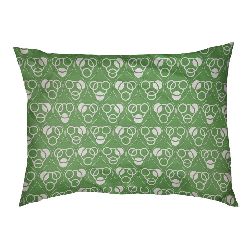 Coussin pour chien Chen, Petit (l 28 po x P 6 po x H 18 po), Vert gazon