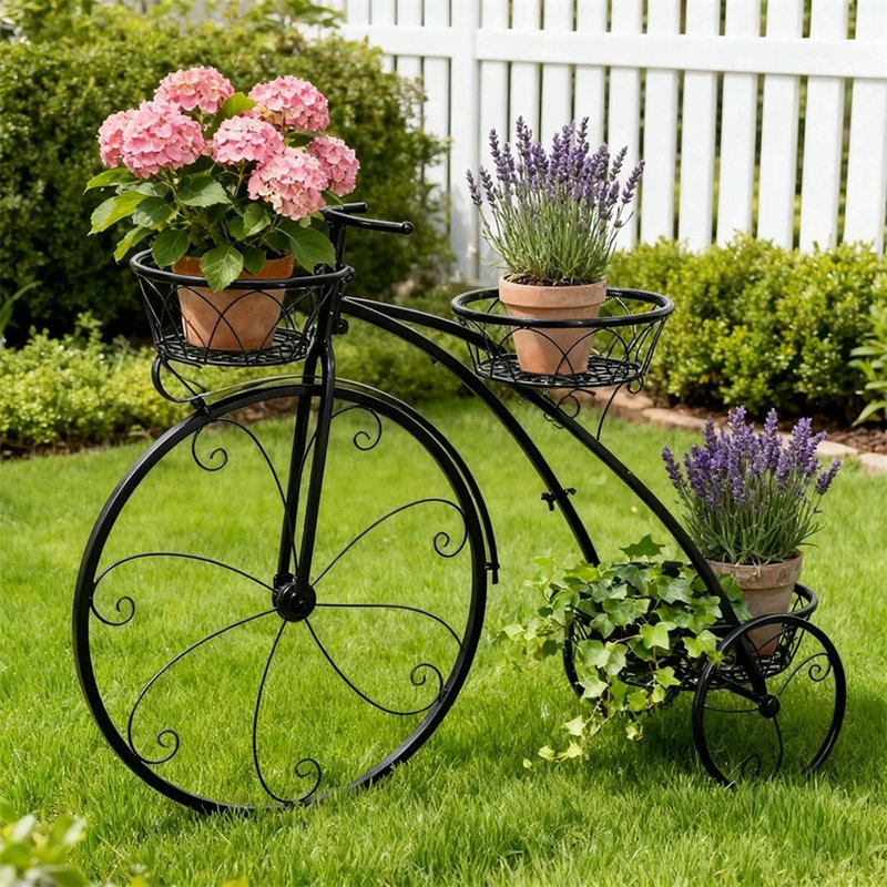 Support pour plante tricycle Bartek, Black