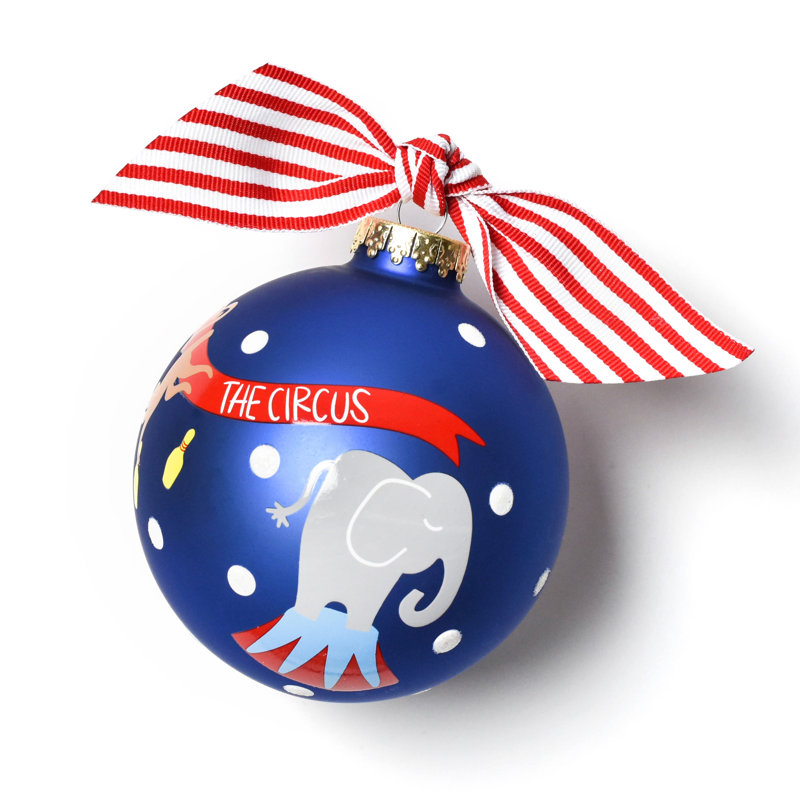 3.94'' Glass People Ball Ornament