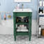 Meuble-lavabo de 18 pouces avec lavabo peu encombrant - élégant-2093330101