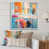 White Floater Framed