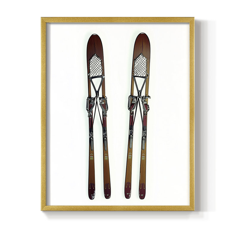 Reproduction encadrée - bois massif, H 21 po x l 17 po, Doré